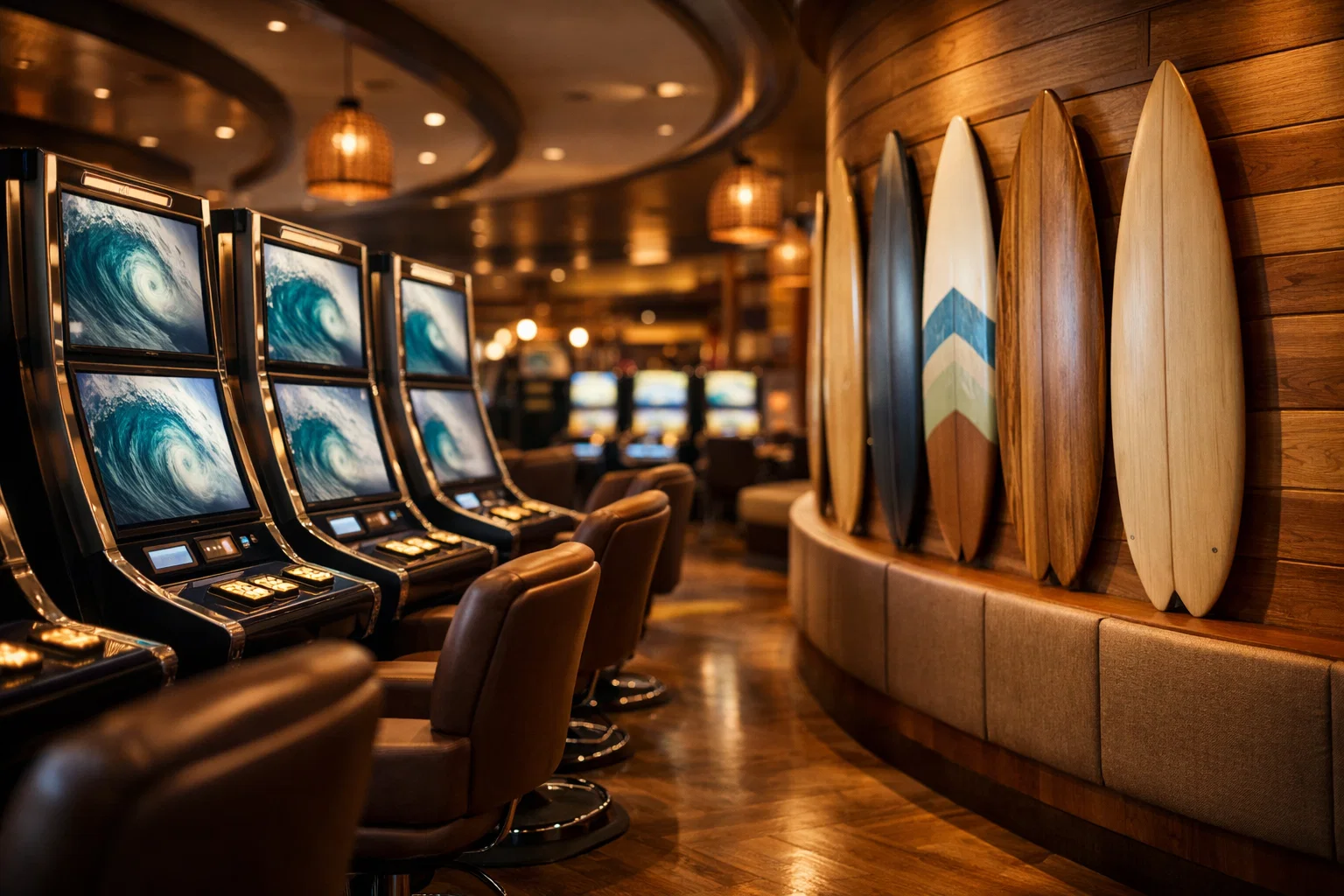 Pokie Surf Casino slot machine jackpot